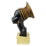 Mibang Black/Gold Resin Sculptural Bust