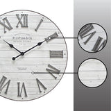 Uslands Oversized Round White 27" Wall Clock