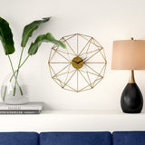 Ticbicro Oversized Gold Novelty 24" Wall Clock