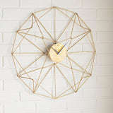 Ticbicro Oversized Gold Novelty 24" Wall Clock