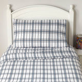 Tepunor Plaid 100% Cotton Flannel Sheet Set