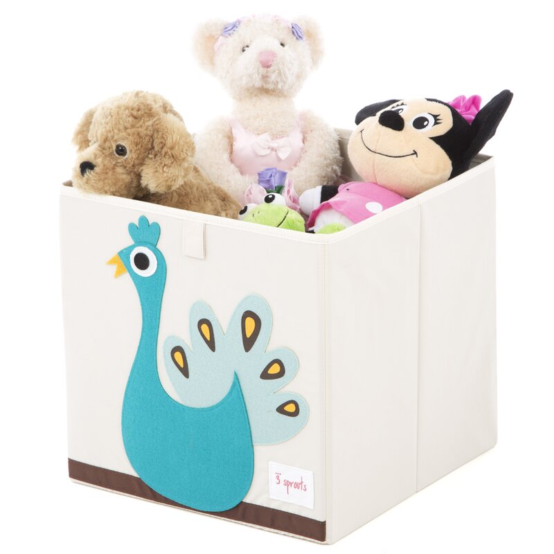 Ingstian Children's Foldable Fabric Storage Bin