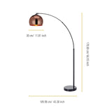 Fiori 67" Arched Floor Lamp