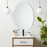 Andgoco Modern & Contemporary Silver Beveled Accent Mirror