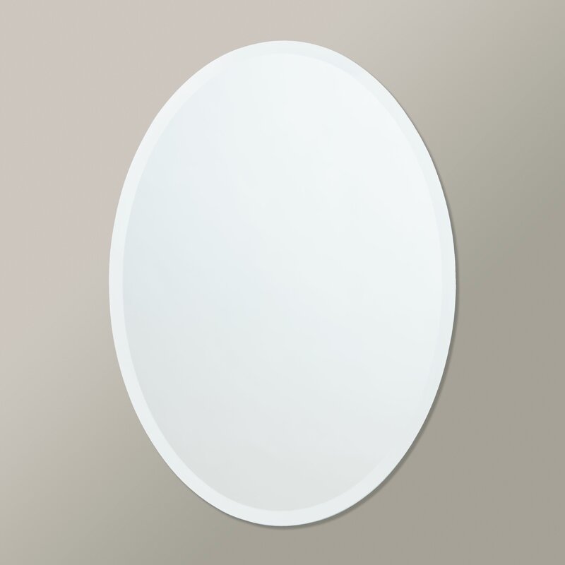 Andgoco Modern & Contemporary Silver Beveled Accent Mirror