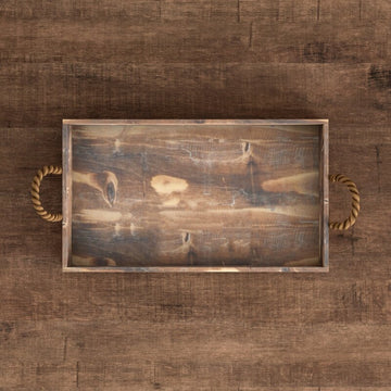 Zaloupe Solid Wood Rectangle Serving Tray