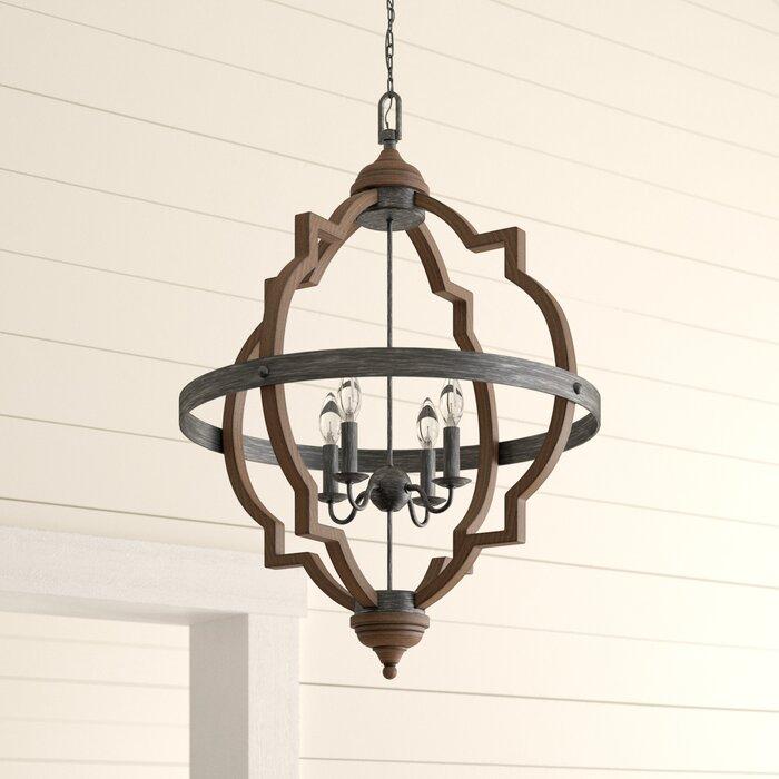 ShinyDay Light Lantern Geometric Chandelier