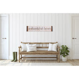 Hablic Thankful Heart Wood Wall Decor