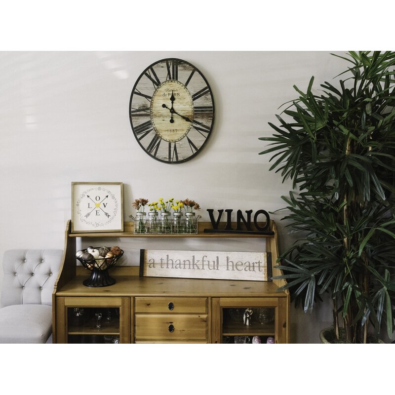 Hablic Thankful Heart Wood Wall Decor