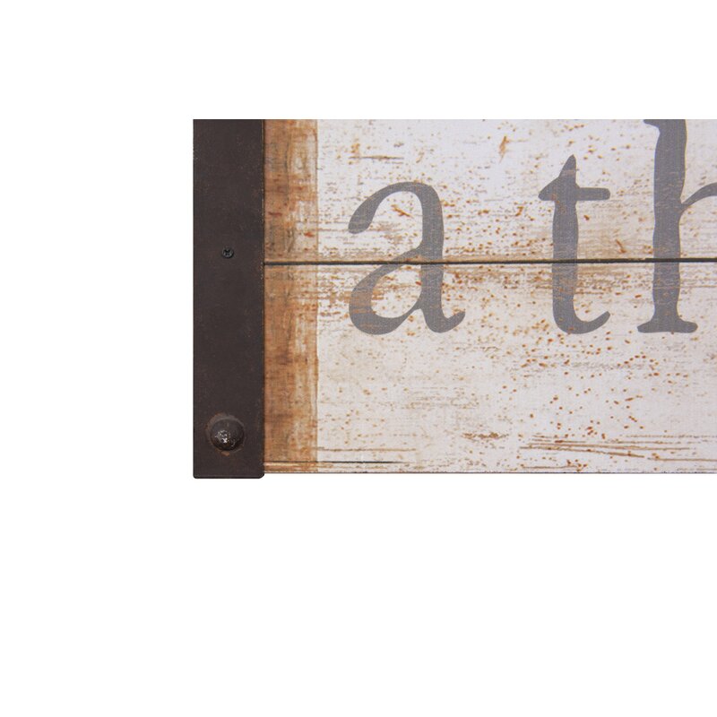 Hablic Thankful Heart Wood Wall Decor