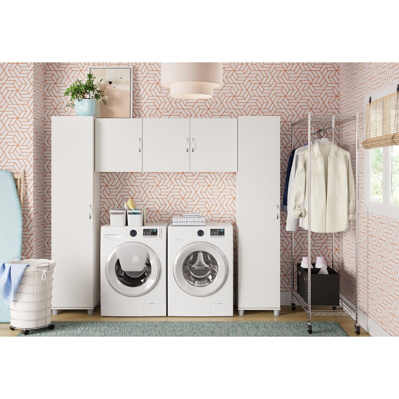 Zambon Chrome Rolling Laundry Hamper