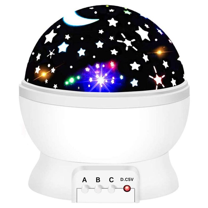 Camhalbray Rotatable Star Night Light for Kids