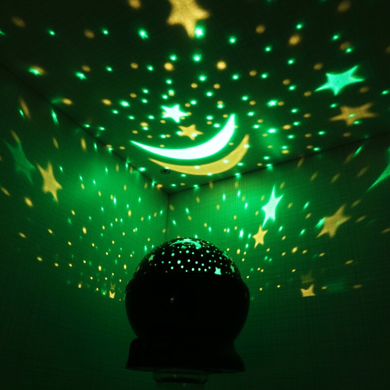 Camhalbray Rotatable Star Night Light for Kids