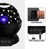 Camhalbray Rotatable Star Night Light for Kids