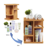 Charley Rotating Rectangular Tabletop Makeup Organizer