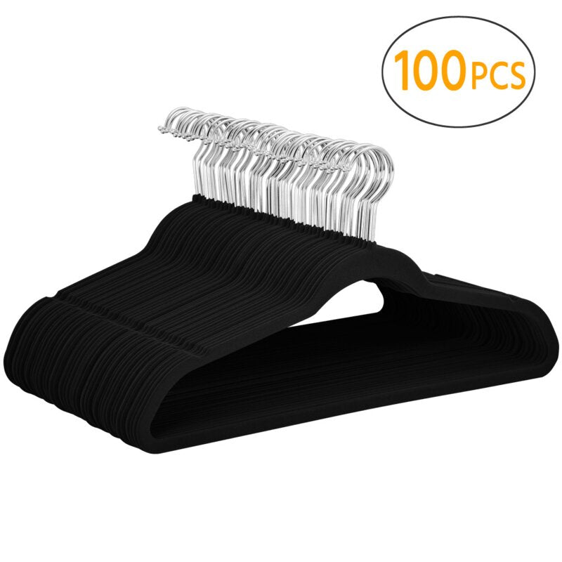 Manor 100 Pcs Non-Slip Hanger
