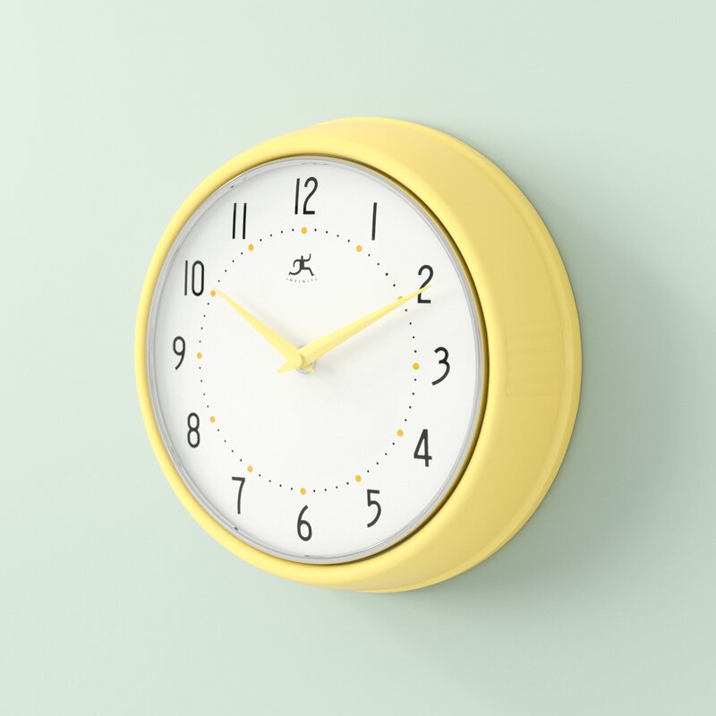 Marsaint Round Simple 7.25" Wall Clock