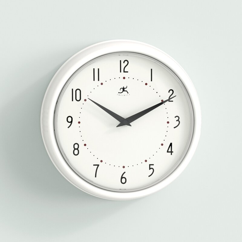 Marsaint Round Simple 7.25" Wall Clock