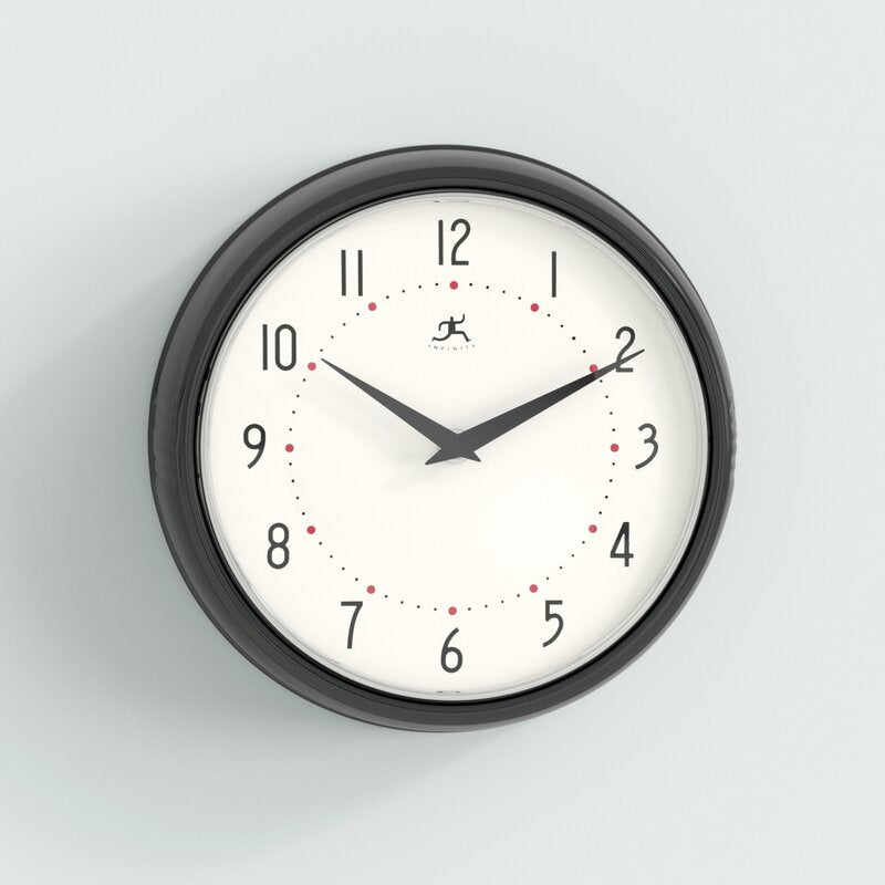 Marsaint Round Simple 7.25" Wall Clock