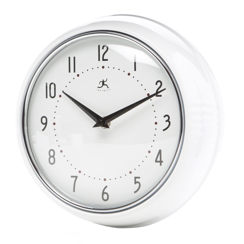 Marsaint Round Simple 7.25" Wall Clock
