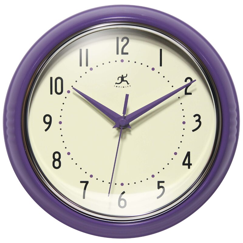 Marsaint Round Simple 7.25" Wall Clock