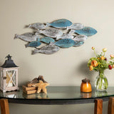 Ilandsia Fish Army Modern Metal Wall Decor