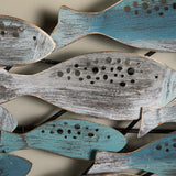Ilandsia Fish Army Modern Metal Wall Decor