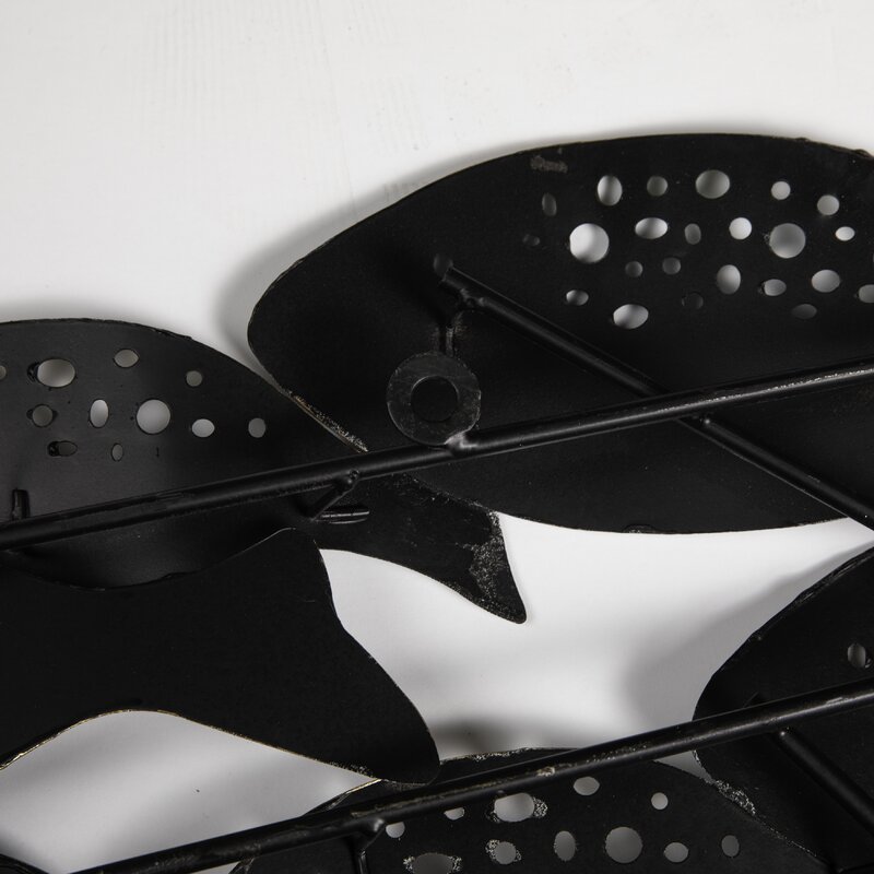 Ilandsia Fish Army Modern Metal Wall Decor