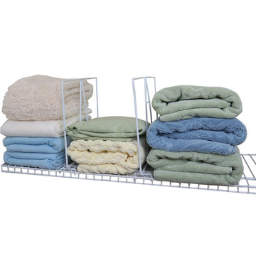 Glosversedes Moth Proof Metal Shelf Divider