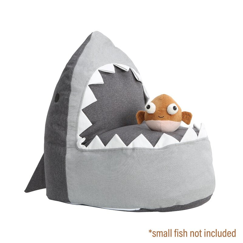 Houterport Kids Small Shark Bean Bag Chair