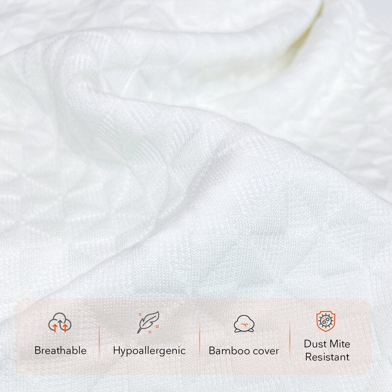 Hongnya Memory Foam Medium Support Pillow