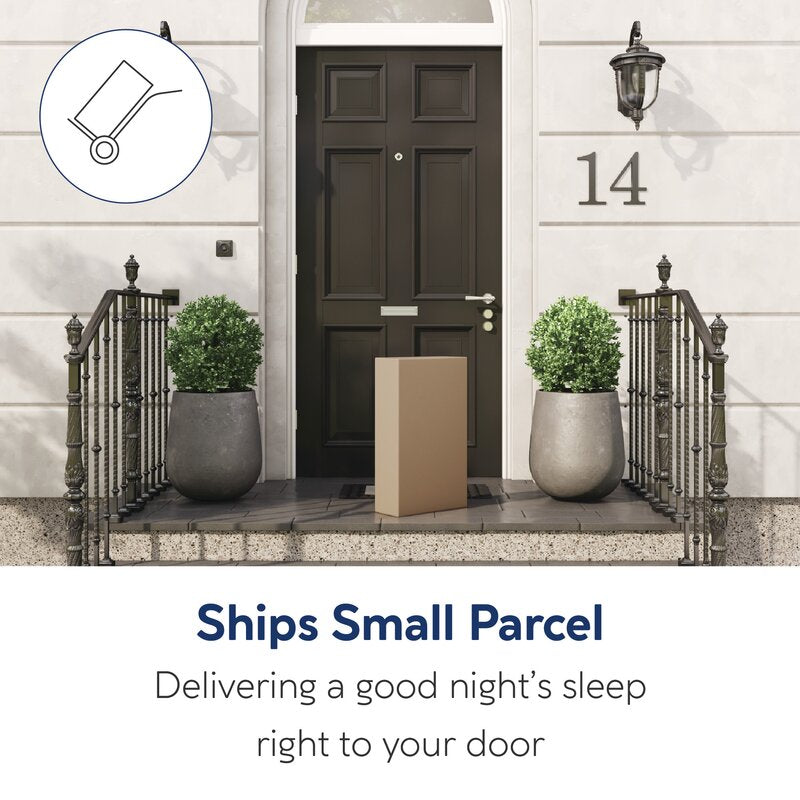 Moca Sleep Ventilated Gel Memory Foam Plush Gusseted Support Pillow