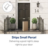 Moca Sleep Ventilated Gel Memory Foam Plush Gusseted Support Pillow