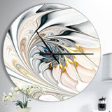Artsy Wall Floral Art Wall Clock