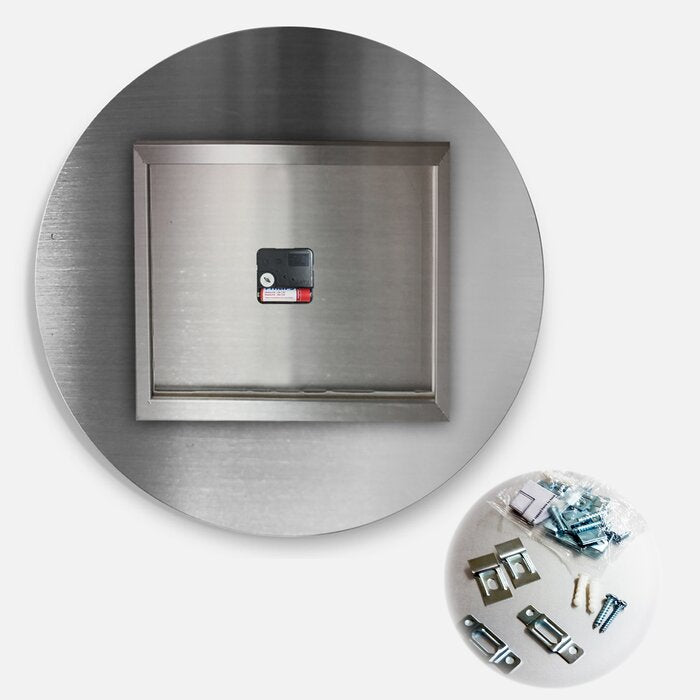 Artsy Wall Floral Art Wall Clock