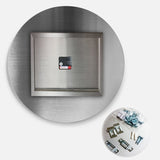 Artsy Wall Floral Art Wall Clock