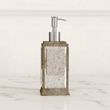 Dibiatu Glass Mirrored Lotion and Soap Dispenser