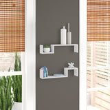 Briniji 2 Piece Novelty Floating Wall Shelf Set (Set of 2)
