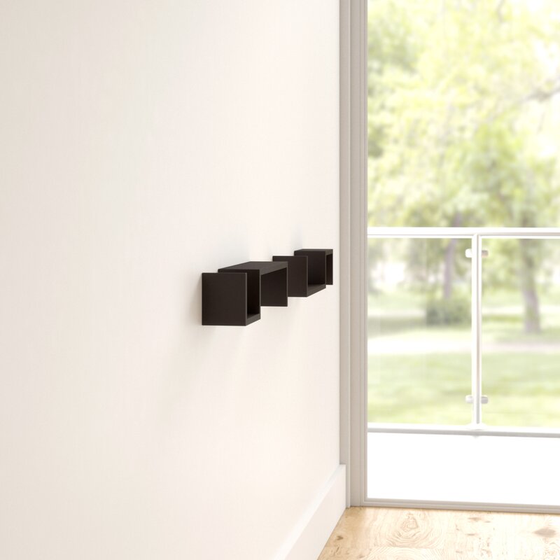 Briniji 2 Piece Novelty Floating Wall Shelf Set (Set of 2)