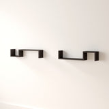 Briniji 2 Piece Novelty Floating Wall Shelf Set (Set of 2)