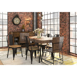 Thebul Brown/Black Round Vintage 19" Wall Clock