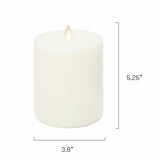 Masstan LED Flat Edge Vanilla Honey Scented Flameless Flicker Candle