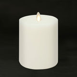 Masstan LED Flat Edge Vanilla Honey Scented Flameless Flicker Candle