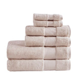 Nona 6 Piece 100% Turkish Cotton Towel Set (Set of 6)