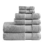 Nona 6 Piece 100% Turkish Cotton Towel Set (Set of 6)