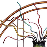 Netome Vase and Bowl Ornamental Metal Wall Decor