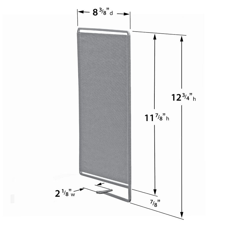 Wynnautree 2 Pcs Moth Proof Metal Shelf Divider
