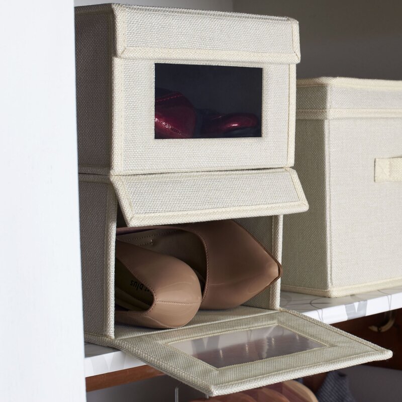 Bampsay Small Shoe Storage Box (Set of 2)