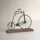 Vaubia Textured Iron Decorative Bicycle Sculpture