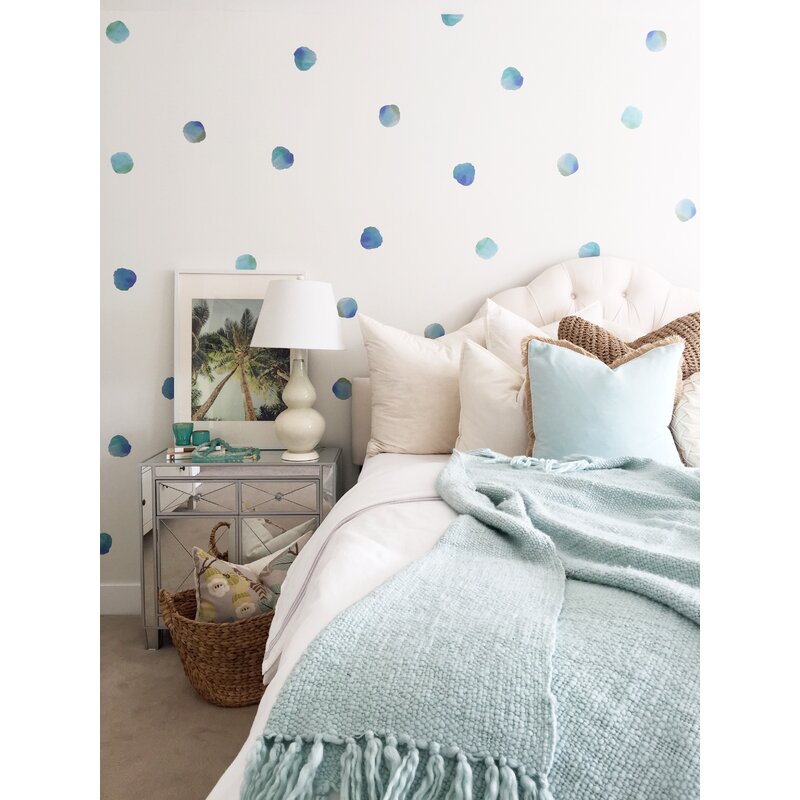 Kacie Watercolor Dots Wall Decal (Set of 50)